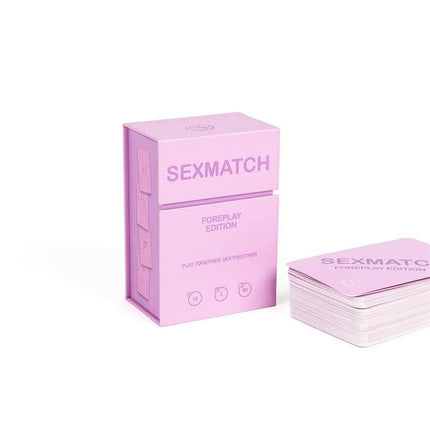 Box and cards of Sexmatch Game Foreplay Edition for couples