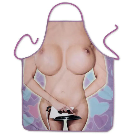 Sexy Ironing Apron with playful design, perfect for adding humor to cooking and chores. Fun and unique gift option for friends.