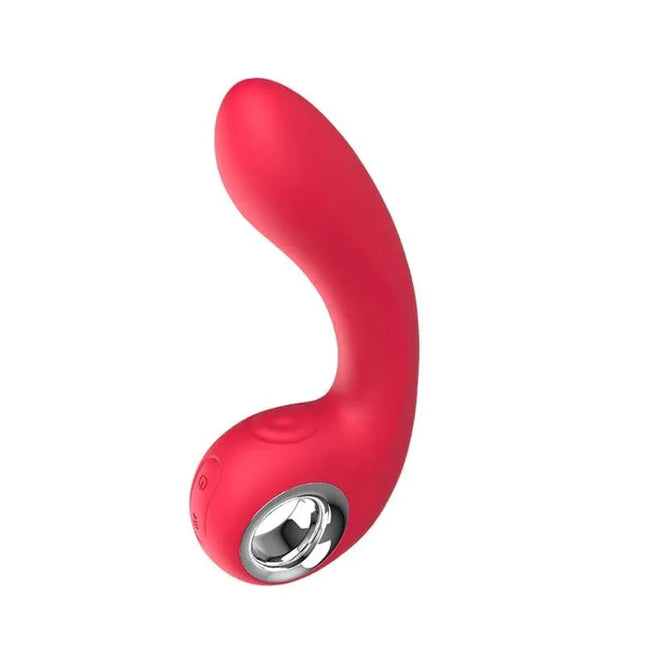 Red Sharpy Vibe with Tapping personal massager with 10 vibration and tapping modes