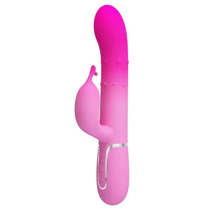Shima Vibrating with Rolling Beads intimate stimulator with dual motors for internal and external pleasure