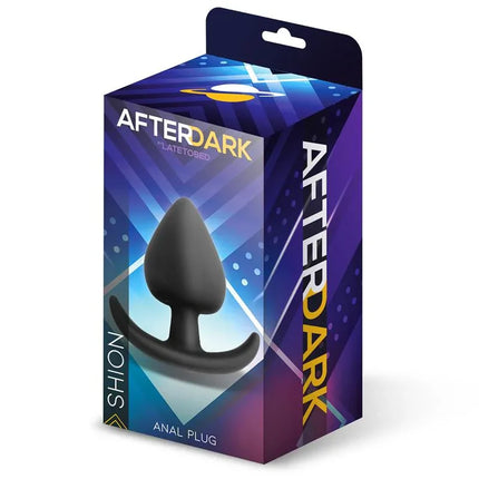 Shion Butt Plug Silicone 8.1 cm x 4.1 cm in Afterdark packaging