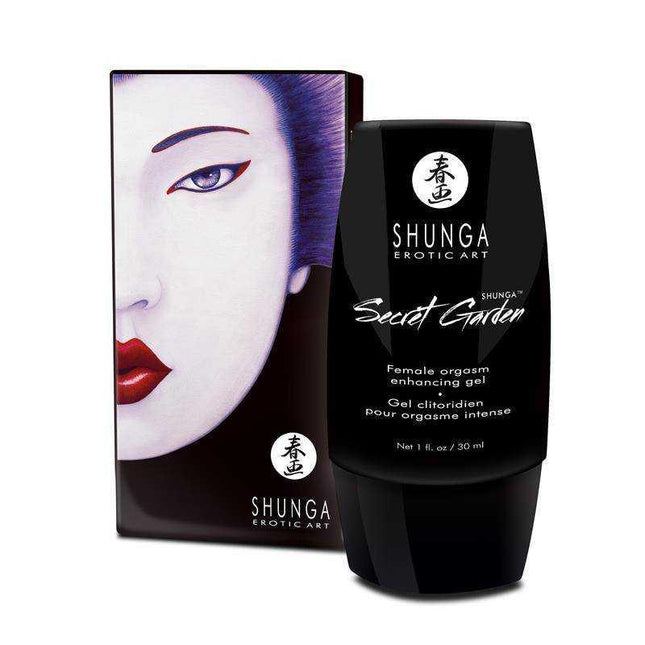 Shunga Cream Orgasmic for Her with elegant packaging inspired by Japanese erotic art
