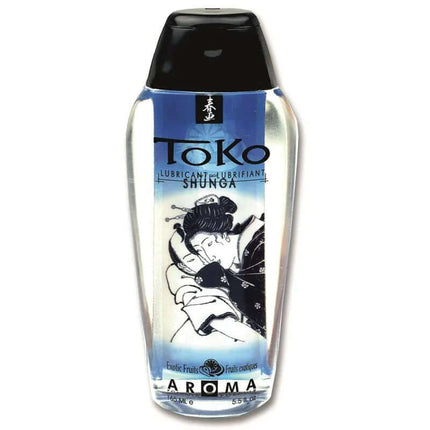 Shunga Lube Toko Aroma Fruits Exotics - exotic fruits flavored lubricant bottle with Japanese art design