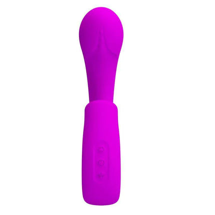 Sibel Vibe with Tapping Function, premium medical-grade silicone massager in vibrant pink.