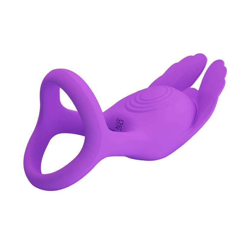 Silas Vibrating Penis Ring Purple - secretsextoys.store