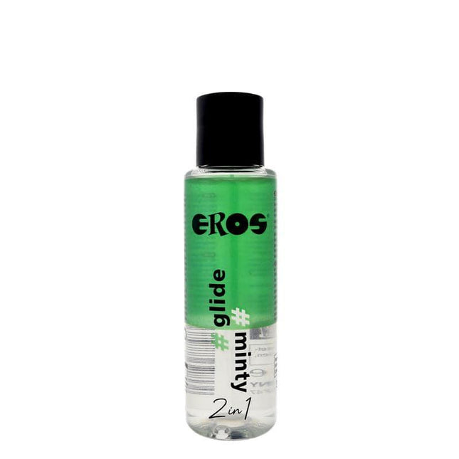 Silicone-based Lubricant 2in1 Glide Minty 100 ml with refreshing mint aroma and versatile 2-in-1 function