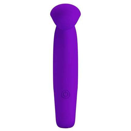 Silicone Gorgon Fingering Vibrator in purple color, featuring a compact design for precise stimulation and 10 vibration functions.