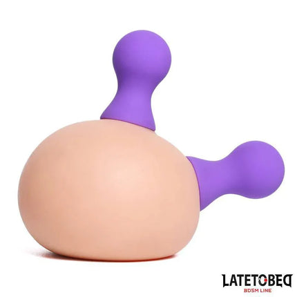 Silicone Nipple Suckers Purple body-safe suction devices on display