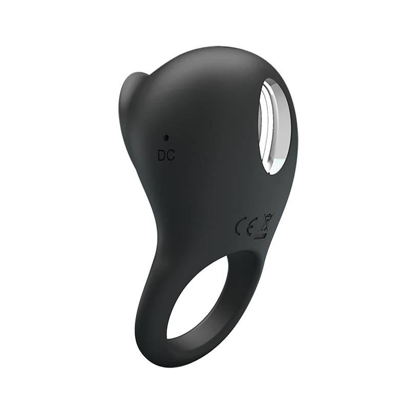 Silicone Vibrating Cock Ring with Licking Function - secretsextoys.store