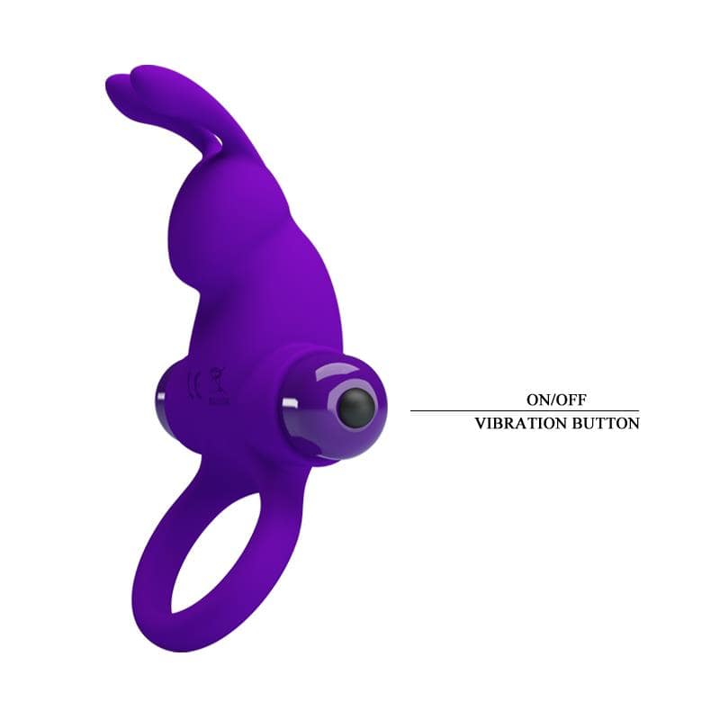 Silicone Vibrating Rabbit Cock Ring - secretsextoys.store