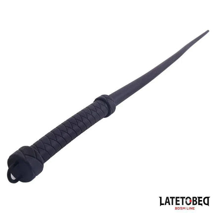 Silicone Whip 61 cm from Latetobed BDSM line showcasing a smooth grip and flexible lashes for intense control and play.