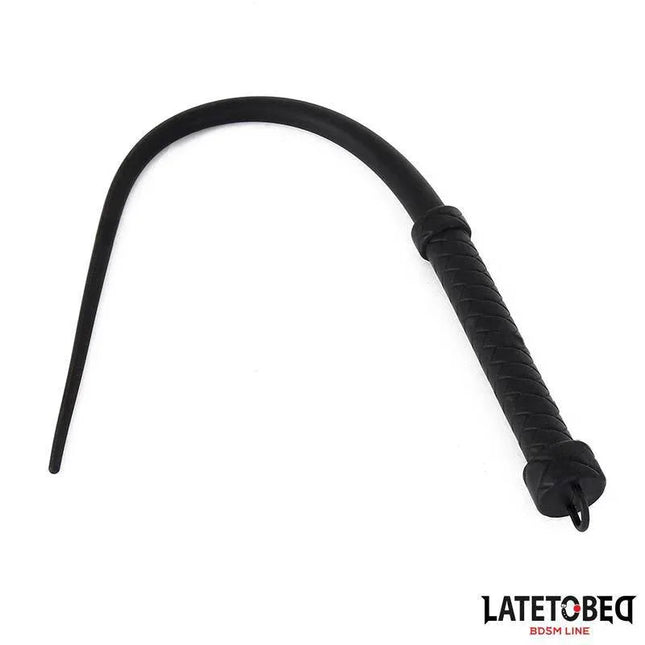 LATETOBED Silicone Whip Black 63.5cm with precision craft and black finish.