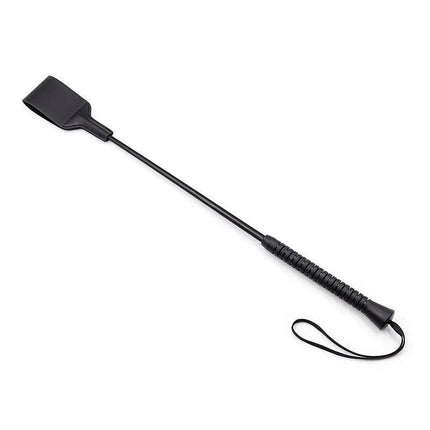 Simple Crop 54 cm riding crop with textured handle, designed for precision and control in BDSM activities.