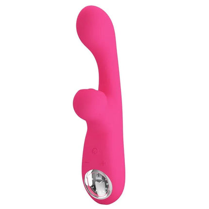 Skylar Bunny Vibrator and Thumping Pink multifunction silicone vibrator with dual stimulators
