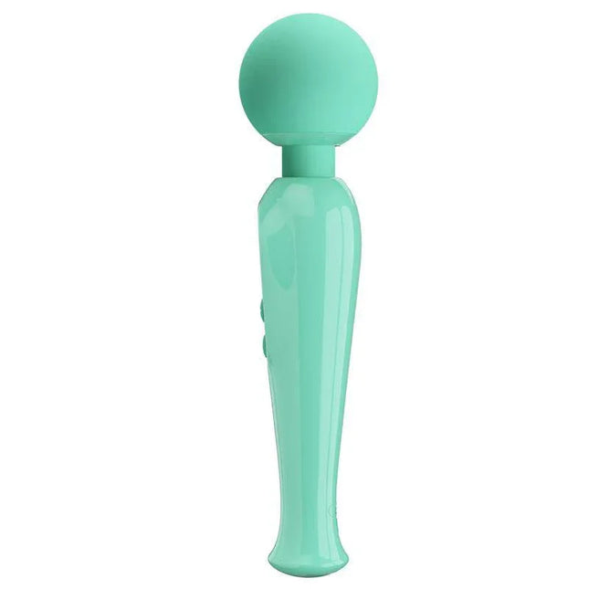 Skyler Massager Wand with Digital Screen Green handheld massager for targeted relief and relaxation.