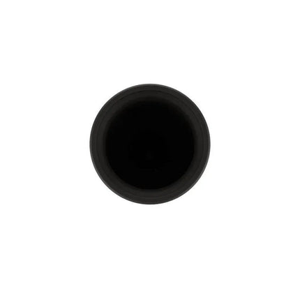 Top view of Sleeve for Fingertip Anal Sex Black by A-GUSTO, made of soft silicone for precision stimulation.