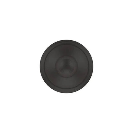 Top view of A-GUSTO Sleeve for Fingertip Anal Sex Black, showcasing its soft silicone texture and ergonomic design for targeted stimulation.