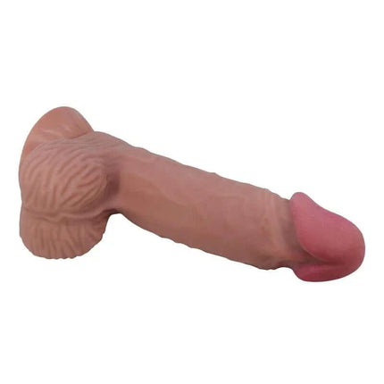 Sliding Skin Realistic Dildo 20.6 cm with lifelike texture and veined shaft for enhanced pleasure.