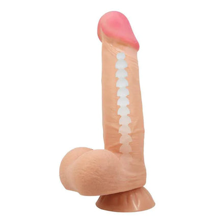 Sliding Skin Realistic Dildo 21.8 cm with lifelike veined shaft and sliding texture for authentic sensations.