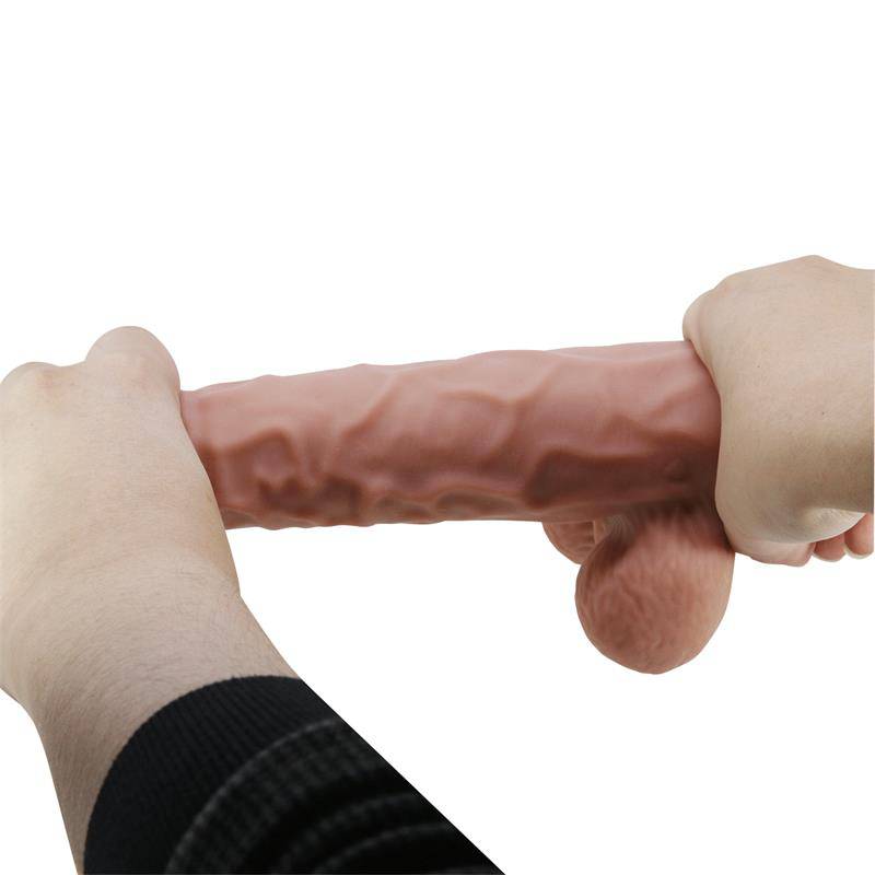 Sliding Skin Realistic Dildo 24 cm - secretsextoys.store