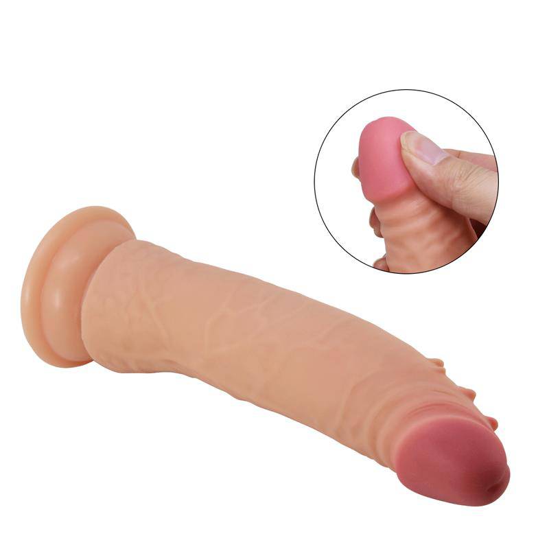 Sliding Skin Realistic Dildo 8.3 - 21 cm - secretsextoys.store
