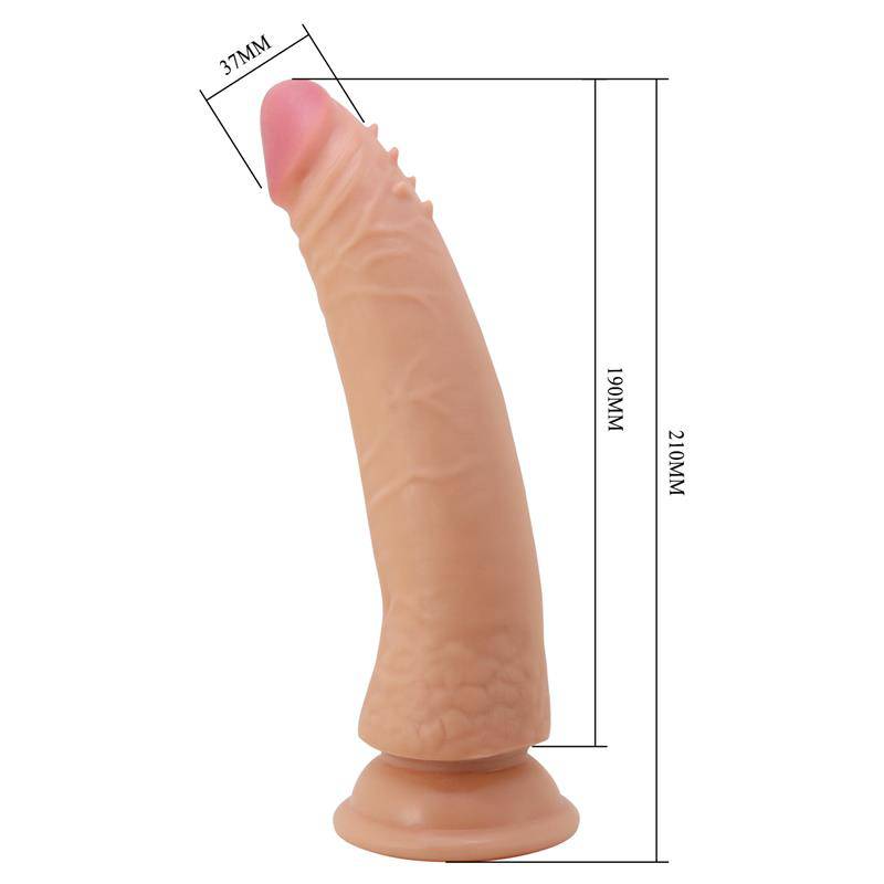 Sliding Skin Realistic Dildo 8.3 - 21 cm - secretsextoys.store