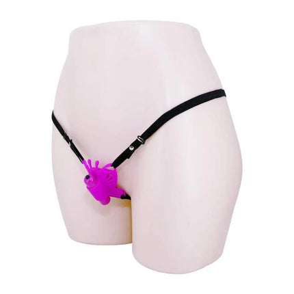 Sloane Clitoral Massage butterfly-shaped stimulator with adjustable harness for personalized pleasure.