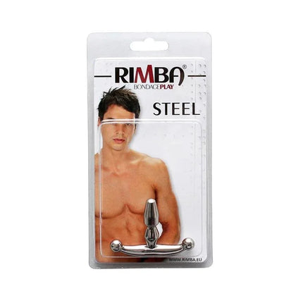 Packaging of Small Urethral Plug by Rimba, designed for beginners with polished steel finish for enhanced stimulation.