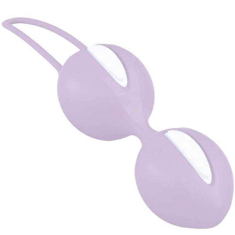 Smartballs duo Kegel Balls White/Pastel Lilac - secretsextoys.store