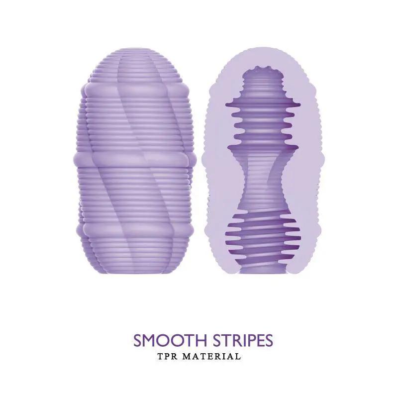 Smooth Stripes Cupid - X Masturbator Egg - secretsextoys.store