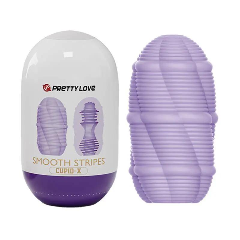 Smooth Stripes Cupid - X Masturbator Egg - secretsextoys.store