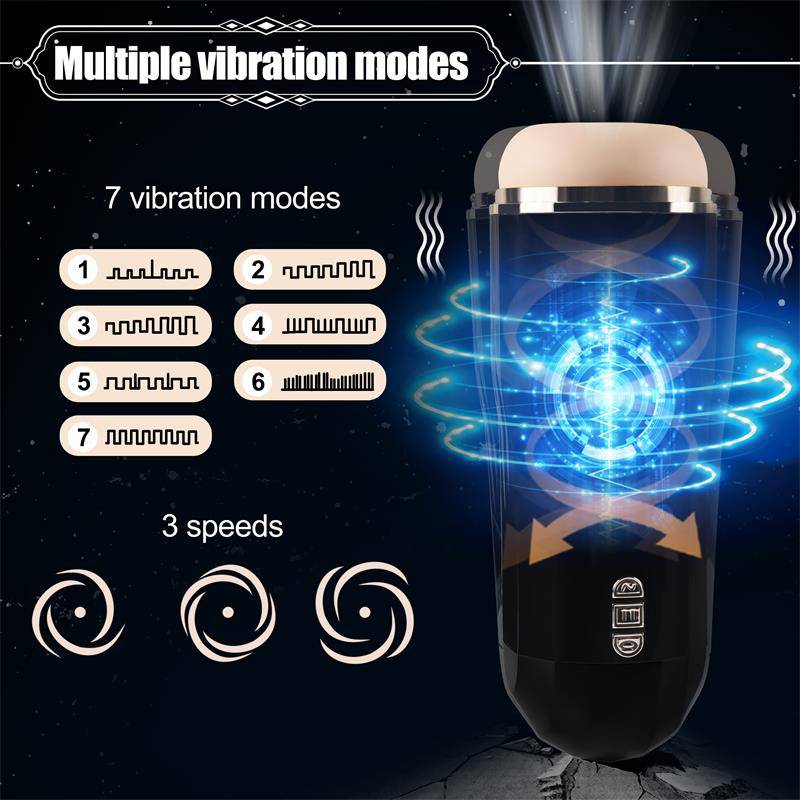 Snow Automatic Male Masturbator Vibration and Suction - secretsextoys.store