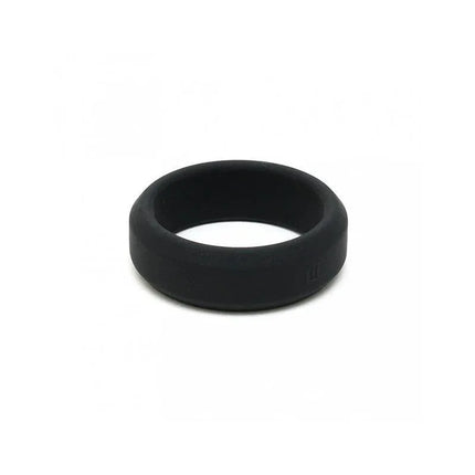 Soft flexible cock ring-Ø 57 MM black silicone ring for comfort and support