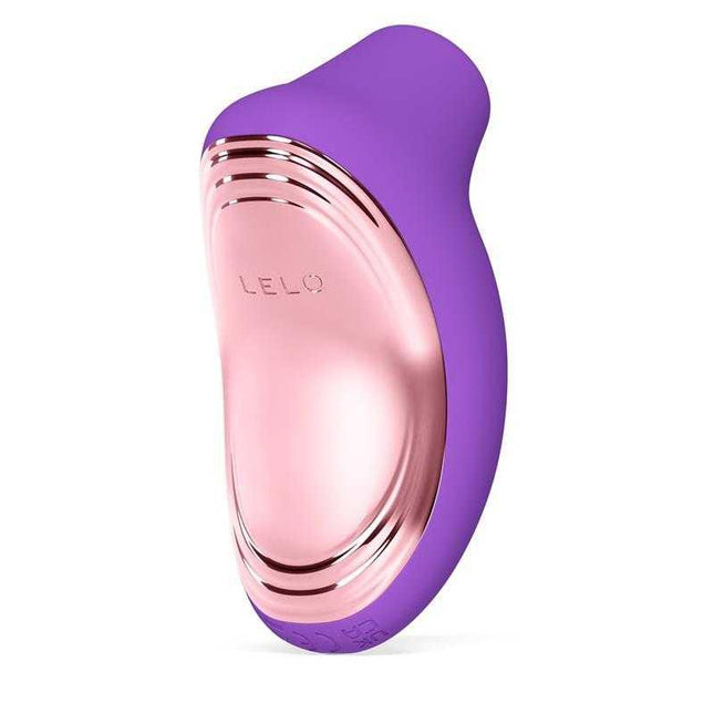 Sona 2 Travel Clitoris Sucker Purple by LELO, a compact and elegant clitoral stimulator for discreet pleasure and travel use.