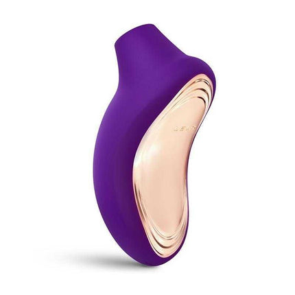 Sona Cruise 2 Clitoris Sucker Purple sonic massager, luxury hands-free waterproof stimulator with advanced technology in purple.