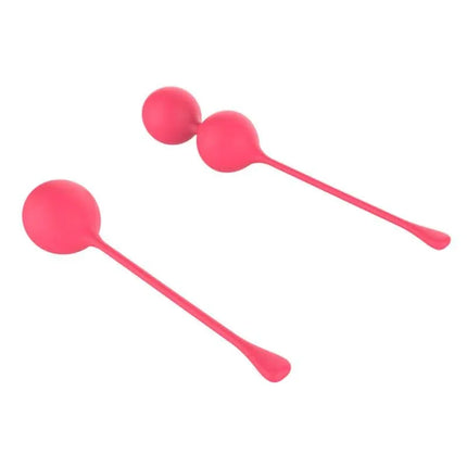 Spheres Set of 2 Kegel Balls in pink silicone for pelvic floor exercise