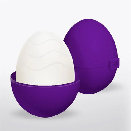 Spidey Masturbator Egg Elastic Purple in body-safe, purple casing for solo pleasure