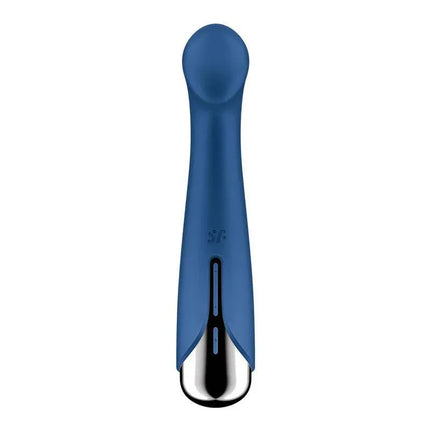 Spinning G-Spot 1 Vibe and Rotator Blue - blue device for enhanced G-spot stimulation with vibration and rotation features.