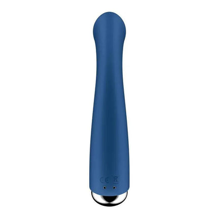 Spinning G-Spot 1 Vibe and Rotator Blue for enhanced G-spot stimulation with 12 vibration and 5 rotation programs.