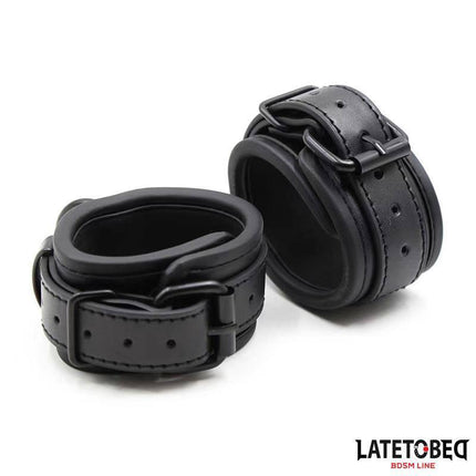 Sponge Lined Handcuffs from Latetobed BDSM Line with sponge padding for secure, comfortable restraint; ideal for couples' play.