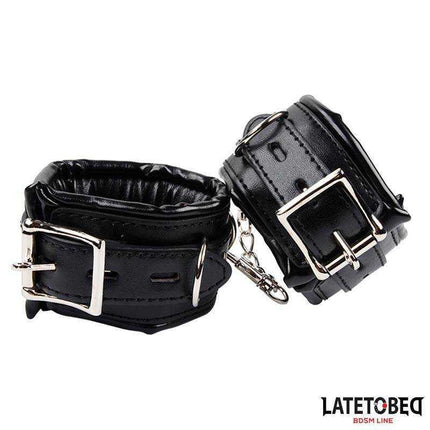 Sponge Wrist Cuff from Latetobed BDSM Line, featuring soft sponge lining and adjustable fit with detachable chain.