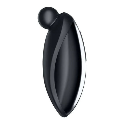 Spot On 2 Black lay-on vibrator with elegant design and powerful vibrations, featuring a soft round tip for targeted clitoral stimulation.