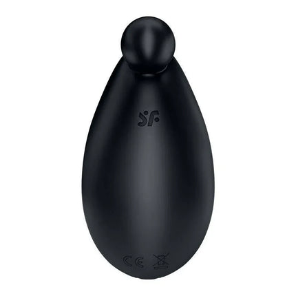 Spot On 2 Black lay-on vibrator in soft silicone with powerful vibrations.