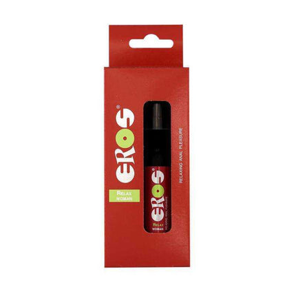 Packaging of Spray Anal Relax Woman 30 ml showing a 30 ml bottle for comfortable and sensitive use in the anal area.