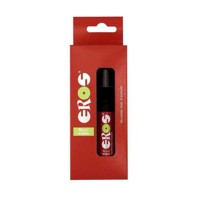 Packaging of Spray Anal Relax Woman 30 ml showing a 30 ml bottle for comfortable and sensitive use in the anal area.