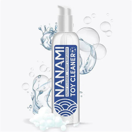 NANAMI Spray Toy Cleaner 150 ml bottle for effective erotic toy cleaning with hygienic protection against bacteria and viruses.