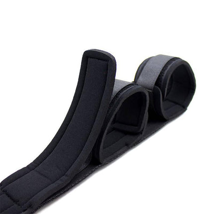 Spreader Bar with Rigid Bar and Soft Cuffs, premium BDSM accessory for stability and comfort in play, featuring a silky-smooth surface.