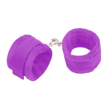Purple restraints from Starters Bondage Set 4 Pieces for beginner-friendly playful exploration.
