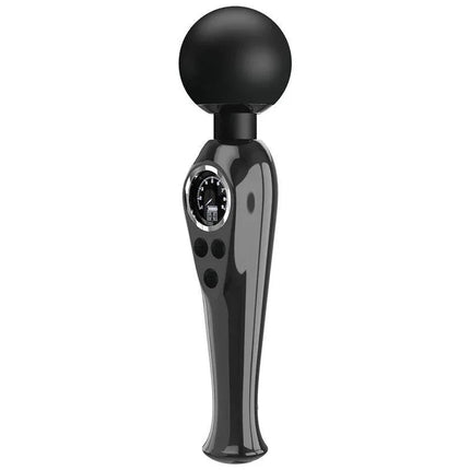 Stavros Digital Screen Black Massager with ergonomic design and digital screen display for targeted muscle relief.