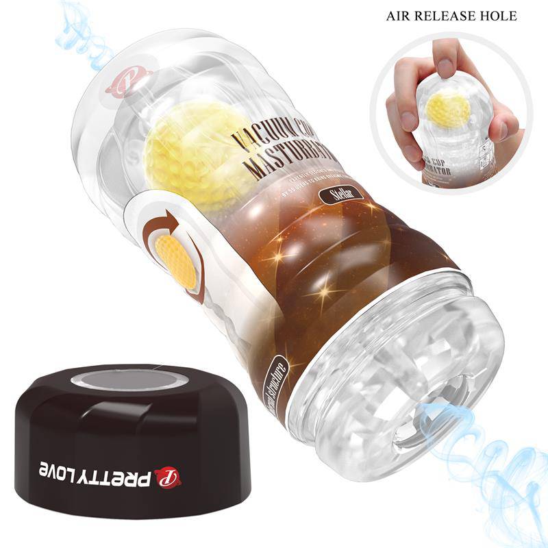 Stellar Ball - Rolling Masturbator Cup Yellow - secretsextoys.store
